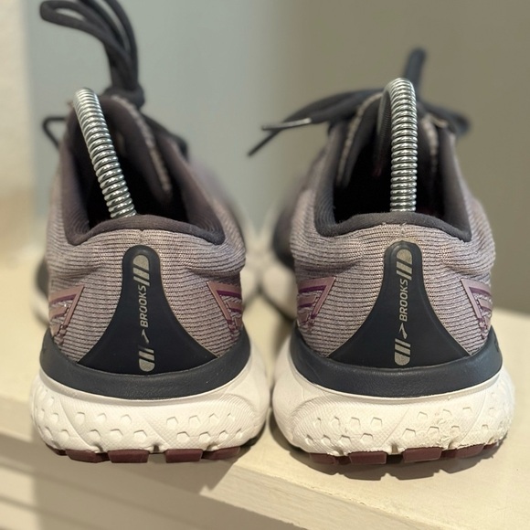 Brooks Ghost 13 Running Shoes Womens Size 7.5 Gray Pink Comfort Cushion Sneakers - Picture 7 of 12